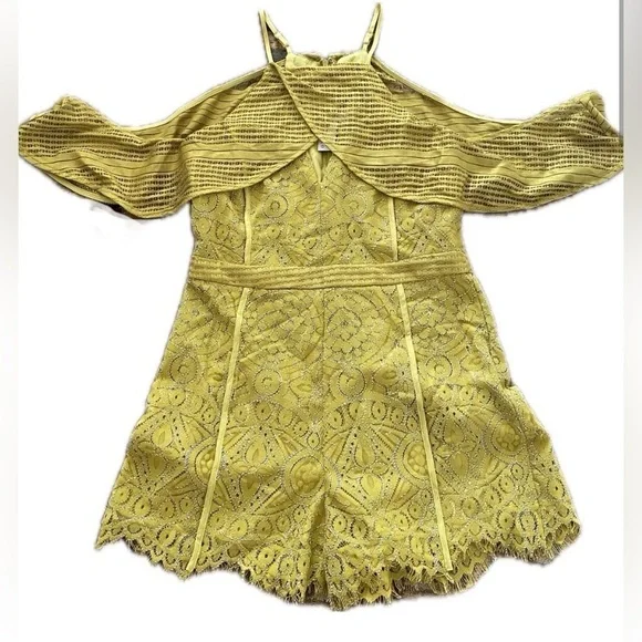 Anthropologie A Devyn Rae EMBROIDERED ROMPER size L - Picture 2 of 16